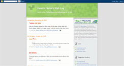 Desktop Screenshot of healthfactors.blogspot.com