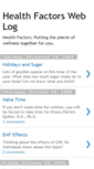Mobile Screenshot of healthfactors.blogspot.com