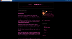 Desktop Screenshot of iamtheantagonist.blogspot.com