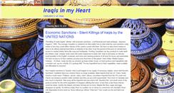 Desktop Screenshot of elainebigelow-iraqisinmyheart.blogspot.com