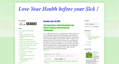 Desktop Screenshot of lovebodyhealth.blogspot.com