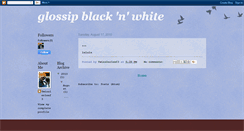 Desktop Screenshot of glossipblacknwhite.blogspot.com