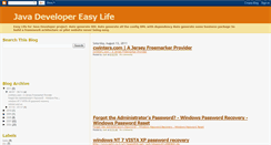 Desktop Screenshot of jeasylife.blogspot.com