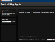 Tablet Screenshot of football-highlights2012.blogspot.com