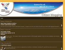 Tablet Screenshot of citizencyberscience.blogspot.com