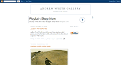 Desktop Screenshot of andrewwyethgallery.blogspot.com