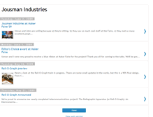 Tablet Screenshot of jousmanindustries.blogspot.com