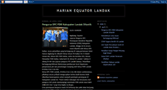 Desktop Screenshot of equatorlandak.blogspot.com