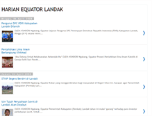 Tablet Screenshot of equatorlandak.blogspot.com