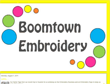 Tablet Screenshot of boomtownembroidery.blogspot.com