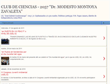 Tablet Screenshot of clubciencias2057.blogspot.com
