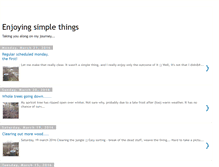 Tablet Screenshot of enjoyingsimplethings.blogspot.com