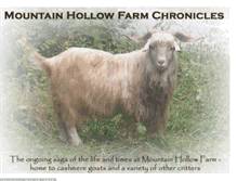 Tablet Screenshot of mountainhollowfarm.blogspot.com