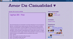 Desktop Screenshot of amordecasualidad.blogspot.com