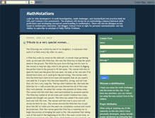 Tablet Screenshot of mathnotations.blogspot.com