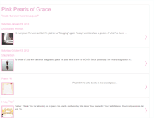 Tablet Screenshot of pinkpearlsofgrace.blogspot.com