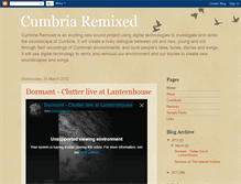 Tablet Screenshot of cumbriaremixed.blogspot.com