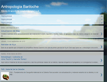 Tablet Screenshot of antropologiabariloche.blogspot.com
