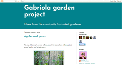 Desktop Screenshot of gabriolagardenproject.blogspot.com