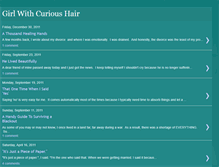 Tablet Screenshot of girlwithcurioushair.blogspot.com