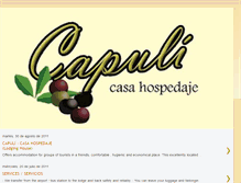 Tablet Screenshot of capulicasahospedaje.blogspot.com