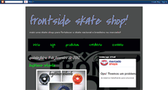 Desktop Screenshot of frontsideskateshop.blogspot.com