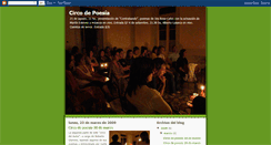 Desktop Screenshot of circodepoesia.blogspot.com