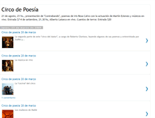 Tablet Screenshot of circodepoesia.blogspot.com