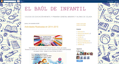 Desktop Screenshot of elbauldelcolegio-mariluz.blogspot.com