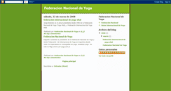 Desktop Screenshot of federaciondeyoga.blogspot.com