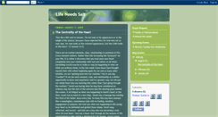 Desktop Screenshot of lifeneedsalt.blogspot.com