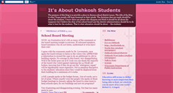 Desktop Screenshot of oshkoshstudents.blogspot.com