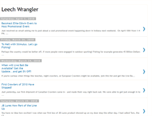 Tablet Screenshot of leechwrangler.blogspot.com