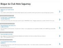 Tablet Screenshot of blogue-clubmotosaguenay.blogspot.com