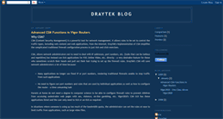 Desktop Screenshot of draytekblog.blogspot.com