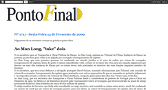 Desktop Screenshot of pontofinalmacau1.blogspot.com