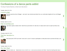 Tablet Screenshot of dancepantsaddict.blogspot.com