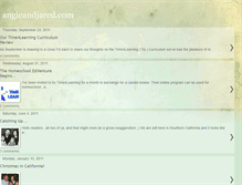 Tablet Screenshot of angieandjared.blogspot.com