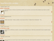 Tablet Screenshot of nacidaenlaera.blogspot.com