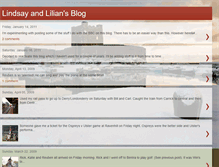 Tablet Screenshot of lindsayandliliansblog.blogspot.com