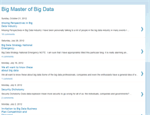 Tablet Screenshot of bigdataexpert.blogspot.com