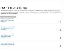 Tablet Screenshot of iamtheresistence.blogspot.com