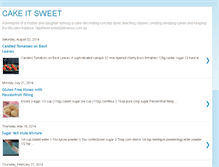 Tablet Screenshot of cakeitsweet.blogspot.com