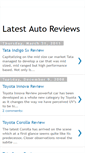 Mobile Screenshot of latestautoreviews.blogspot.com