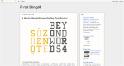 Desktop Screenshot of firat-bingol.blogspot.com