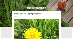 Desktop Screenshot of laura-holisticnutrition.blogspot.com