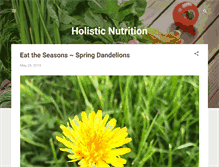 Tablet Screenshot of laura-holisticnutrition.blogspot.com