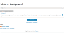 Tablet Screenshot of ideasonmanagement.blogspot.com