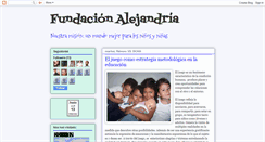 Desktop Screenshot of fundacionalejandria.blogspot.com