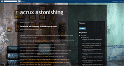 Desktop Screenshot of acrux-astonishing.blogspot.com